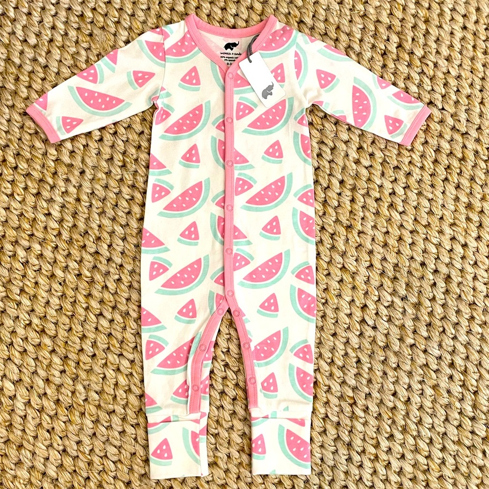 Monica + Andy Watermelon Onesie